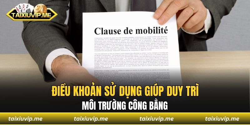 ĐIỀU KHOẢN SỬ DỤNG Điều khoản sử dụng giúp duy trì môi trường công bằng